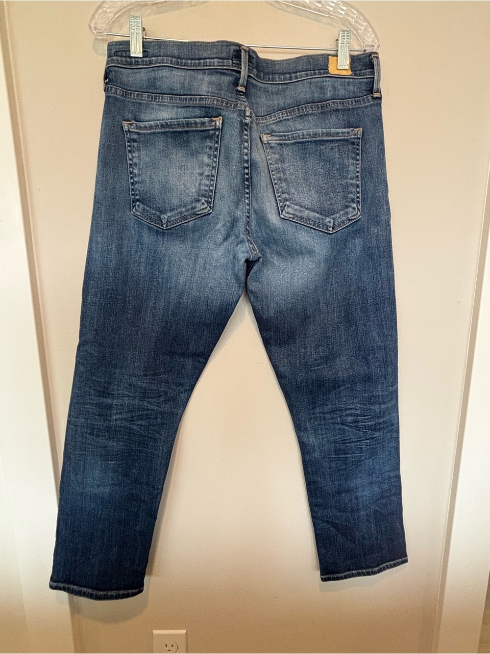 Citizens Of Humanity Slim Straight Jeans in Dark Blue - Picture 2 of 7